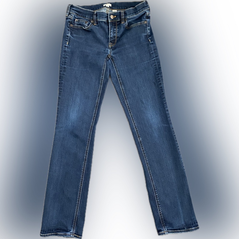J. Crew Stretch Straight Leg Jeans - Size 26/2 SHORT